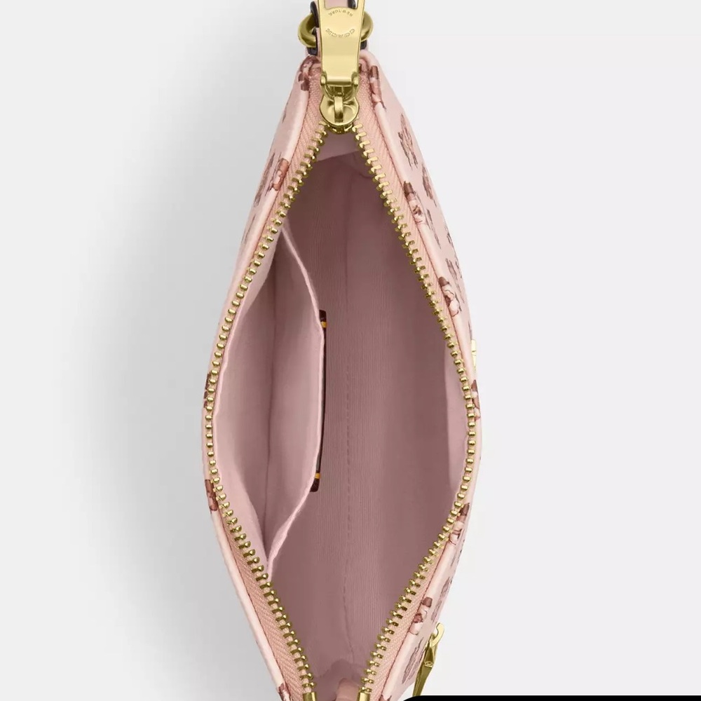 Coach Mini Rowan File Bag With Rose Print nwt in packaging - Picture 3 of 6